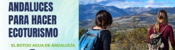 Personas haciendo ecoturismo en Andalucía